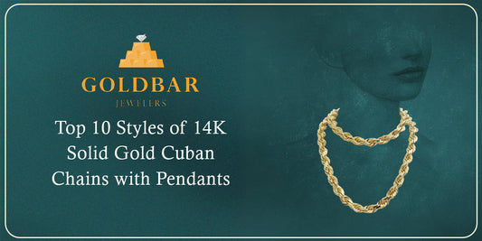 Shop 14K Solid Gold Cuban Chains with Pendants in USA