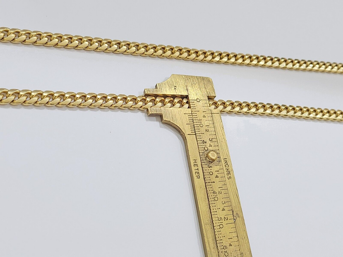10k Yellow Gold Necklace Miami Cuban Chain 6mm 22" inch 10kt Men's Real Box Lock