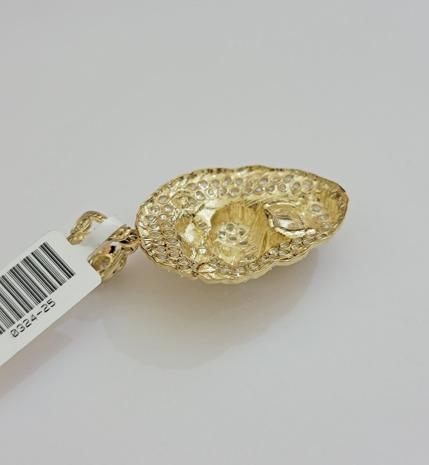 Real 10k Yellow Gold Pendant Lion Head charm 1.5 Inch, Men's 10KT / CAL