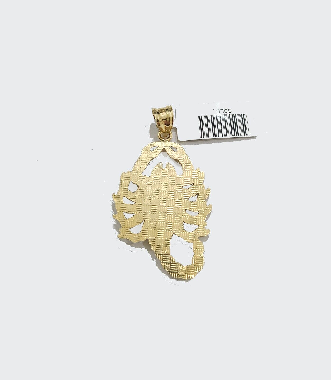 Real 10k Yellow Gold Scorpio Charm Pendant 10kt for Chain