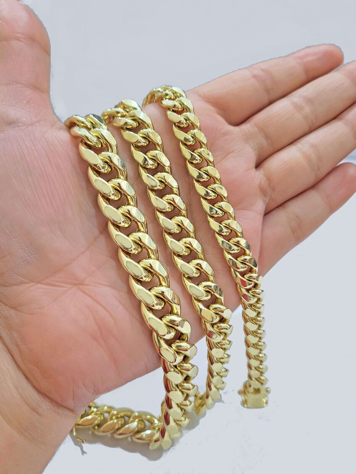 Real 14k Yellow Gold 9mm Miami Cuban Link Bracelet 8.5 ''inch 14kt Unisex