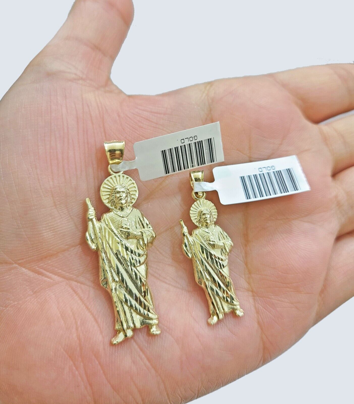 Real 10K Yellow Gold Juda Charm For 1-1.5'' Inches Gold Pendant