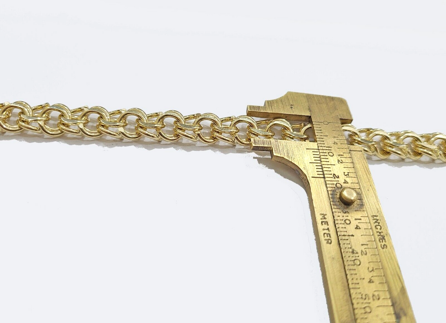 Real 10k Yellow Gold Necklace 10mm Chino Chain 26'' Inches Unisex