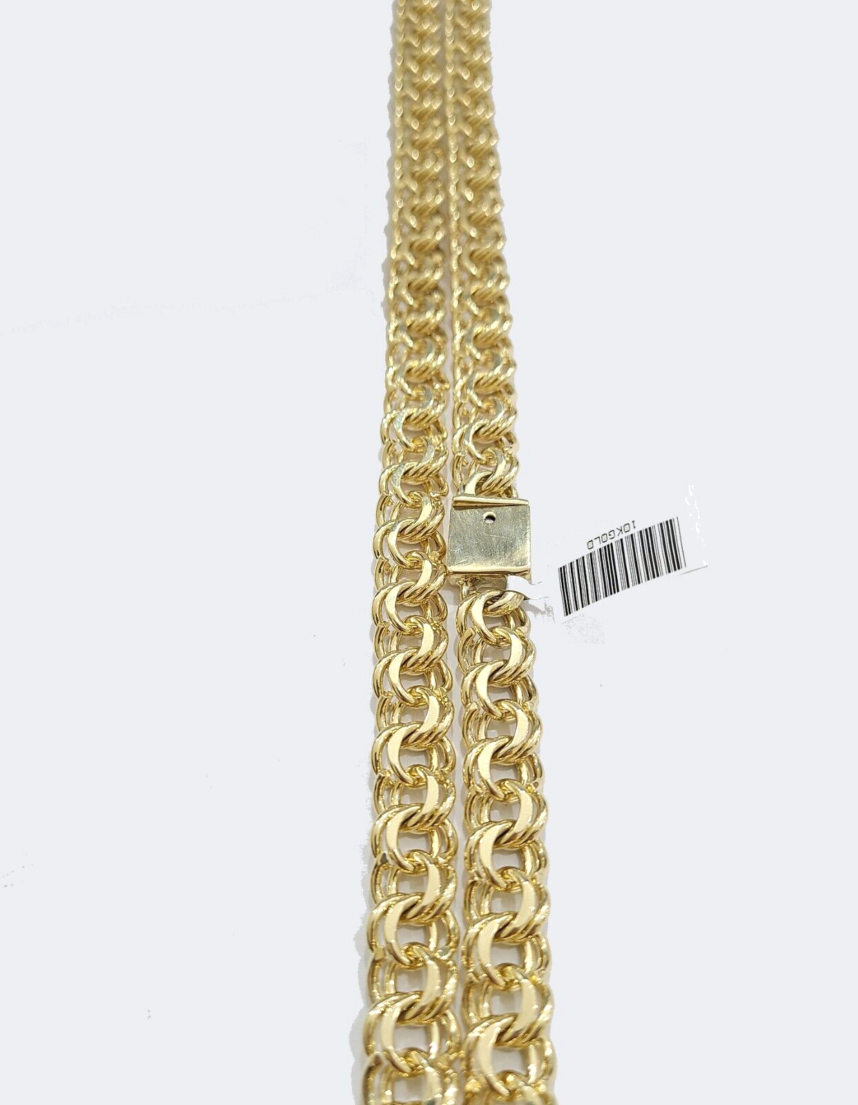 Real 10k Yellow Gold Necklace 10mm Chino Chain 26'' Inches Unisex