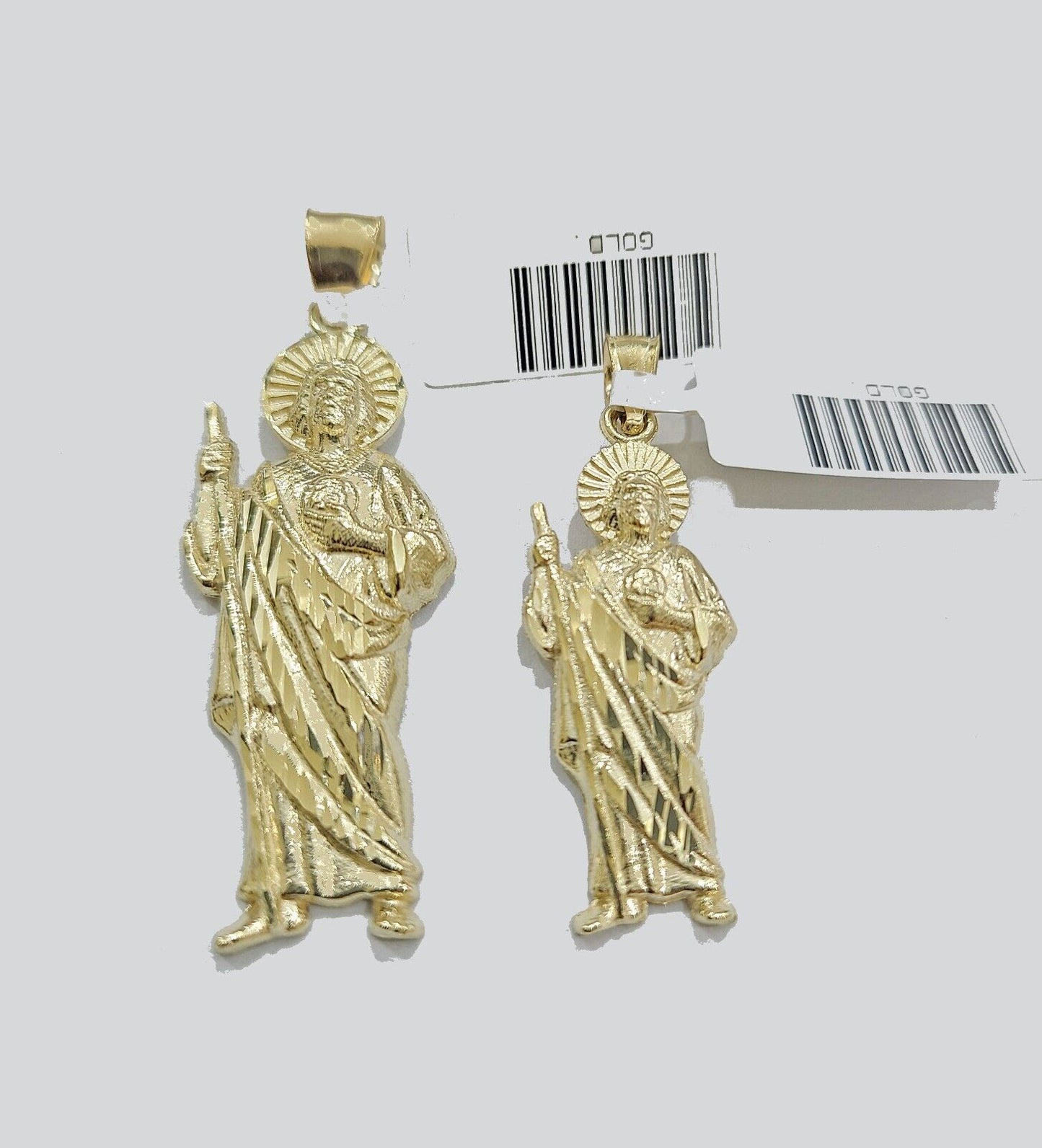 Real 10K Yellow Gold Juda Charm For 1-1.5'' Inches Gold Pendant