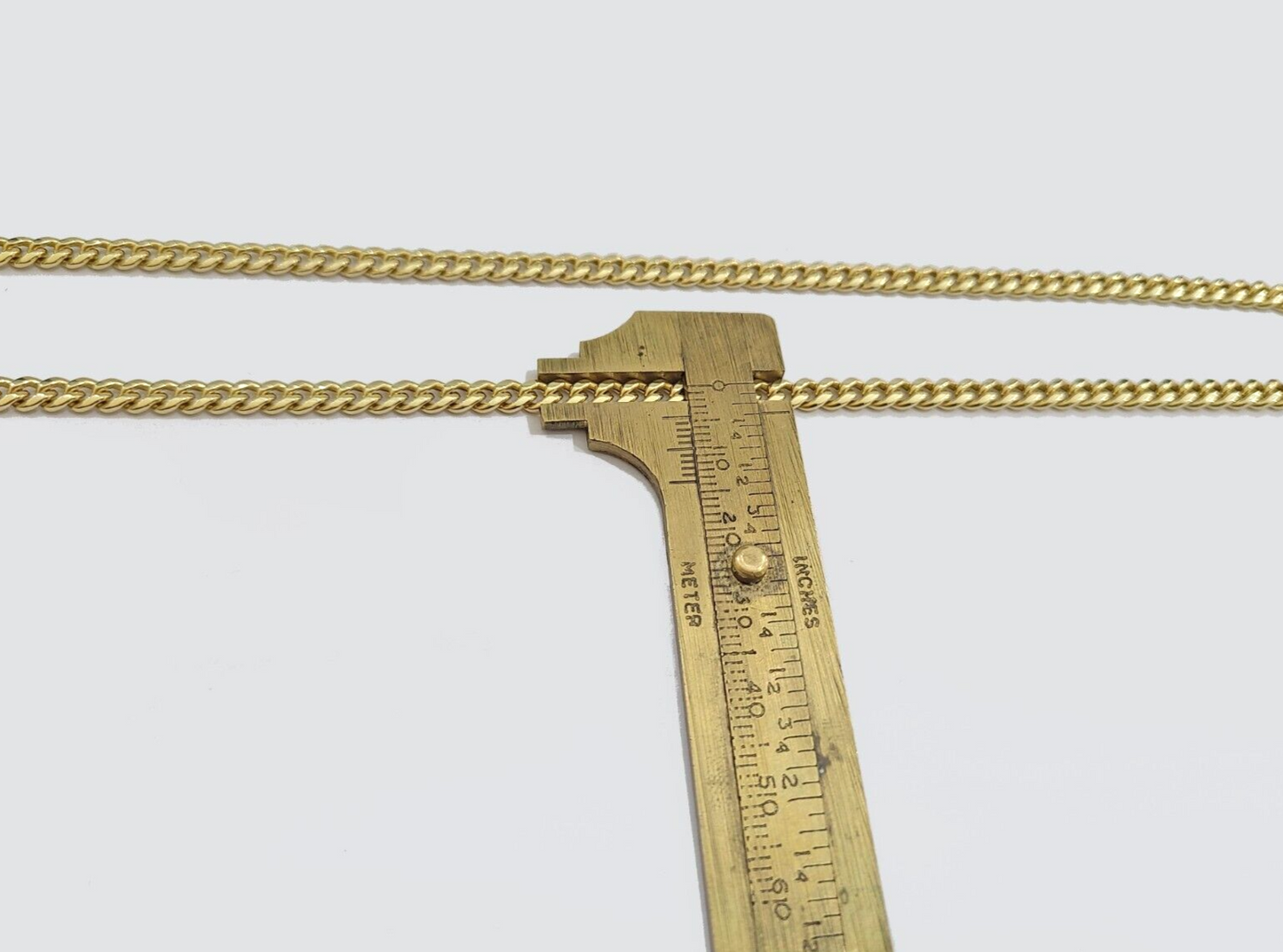 14k Yellow Gold Miami Cuban Chain 24 Inch Necklace Texas Map Charm Pendant Real
