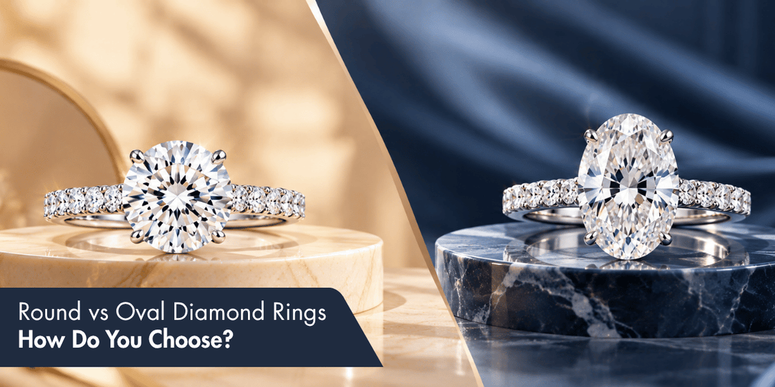 Round vs Oval Diamond Rings: How Do You Choose?