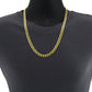 Real 10k Yellow Gold Cuban Curb Link Chain 8mm Necklace 28'' Lobster Lock 10kt