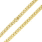 Real 10kt Yellow Gold Miami Cuban Link Chain 10k Necklace 30 Inches 9mm Box Lock