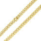 Real 10kt Yellow Gold Miami Cuban Link Chain 10k Necklace 30 Inches 9mm Box Lock