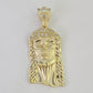 10k Jesus Head Charm Pendant Religious REAL 10Kt Yellow Gold Real Genuine