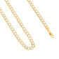 10K Solid Yellow Gold Cuban Curb Chain 12mm Diamond Cut Necklace 20'' Inches
