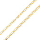 10K Solid Yellow Gold Cuban Curb Chain 12mm Diamond Cut Necklace 20'' Inches
