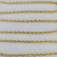 Real 18k Rope Chain Necklace 22 Inches 3mm Yellow Gold Men Women 18KT SOLID