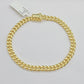 10k Yellow Gold Miami Cuban Link Bracelet 8" Inch 6mm Real 10kt Box Lock Men