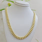 Real 10k Gold Necklace 8mm Miami Cuban Link Chain 20 - 30 Inch Men's 10KT STRONG