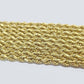 Real 14K Yellow Gold Rope Chain 2.5-5mm Necklace 18-26 Inches Lobster Lock SALE