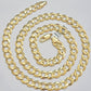 SOLID 14k Gold Necklace Cuban Curb Link Chain 9mm 10mm 11mm 18-30 Inch REAL 14kt