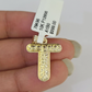 10k Gold Initial T Charm Rope Chain 16"-26" 2.5mm SET Necklace Alphabet Pendant