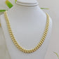 Real 10k Gold Chain 7mm 22 Inch Miami Cuban Link Box Clasp Mens 10kt Yellow Gold