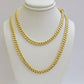 Mens 10k Gold Chain Necklace 6mm Miami Cuban Link 18 - 28 Inch REAL 10kt Yellow