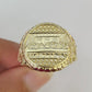 10k Last Supper Ring Casual Band Yellow Gold Genuine Brand New Religious