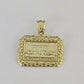 10k Last Supper Charm Pendant Nugget REAL 10Kt Yellow Gold Genuine