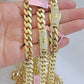 Real 14K Yellow Gold Chain Necklace Royal Monaco Cuban Link 9mm 20"- 26" Hollow