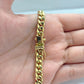 Real 10k Yellow Gold 6mm Miami Cuban Chain Necklace 18''-28'' inch 10kt Unisex