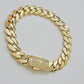 Real 14k Yellow Gold Necklace Link Chain Royal Cuban 7mm- 15mm 20 22 24 26 Inch