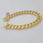 Real 14k Yellow Gold Bracelet 8 Inch Miami Cuban Link Box Clasp For Men's 14KT