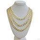 REAL 14k Gold Necklace Cuban Curb Link Chain Mens 9mm-11mm 18-30 Inch SOLID 14kt