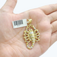 Real 10k Yellow Gold Scorpio Charm Pendant 10kt for Chain