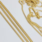 Solid 18k Gold Chain Necklace Miami Cuban Link 2.5mm-4mm 18"-26 Inch Real 18kt