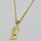 REAL 10k Gold Pendant & Solid Rope Chain Necklace 18" - 24 Inch Jesus Face Charm