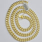 Real 10k Gold Necklace 8mm Miami Cuban Link Chain 26 Inch Men's 10KT STRONG LINK