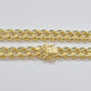 14k Yellow Gold Miami Cuban Link Chain 11mm 28" Necklace Box Lock  Real