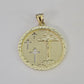 10k Jesus Crucifix Charm Pendant Medallion Religious REAL 10Kt Yellow Gold Real