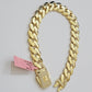 Real 14k Gold Bracelet 11mm Miami Cuban Link 8.5'' inch Men's 14kt Yellow Gold