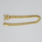 Real 10k Yellow Gold Bracelet Miami Cuban Link 8 Inch 7mm For Men & Women 10 KT