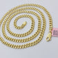 Real 14K Yellow Gold Chain Necklace Miami Cuban Link Chain 4.5mm 18" - 26'' Inch