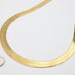 Real 10k Yellow Gold 9mm Herringbone Chain Necklace 20" Inch Lobster lock