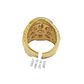 Real 10k Yellow Gold Diamond Ring White Genuine 3.42CT Diamonds 10kt Size 10