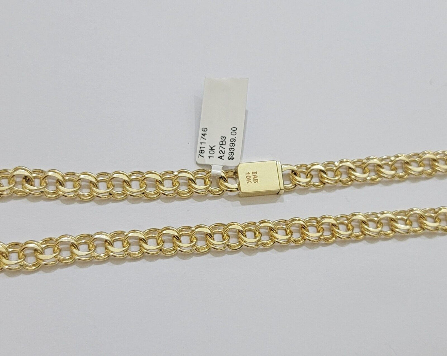 Real 10k Yellow Gold Necklace Chain Chino Link 6mm SOLID 18 - 26 Inch Mens 10Kt