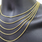 Solid 18k Gold Rope Chain Necklace 2mm 20'' Inch Real Men Women, 18ktYellow Gold