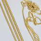 Solid 18k Gold Chain Necklace Miami Cuban Link 2.5mm-4mm 18"-26 Inch Real 18kt