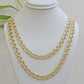 Real 10k Yellow Gold Necklace Chain Chino Link 6mm SOLID 18 - 26 Inch Mens 10Kt