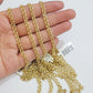 Real 10k Gold Necklace Chain Chino Link 5mm SOLID 16 - 24 Inch Men Women Kids