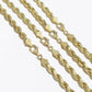 Real 10k Yellow Gold 8mm Rope Chain Necklace 18 in- 30 Inch Diamond Cuts 10kt