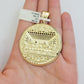 Real 10k Yellow Gold charm Pendant Last supper 2.25 Inch For Men's 10KT / CAL
